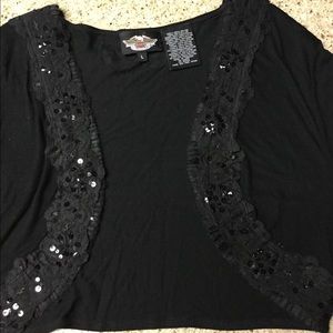 Harley-Davidson Cropped Cardigan